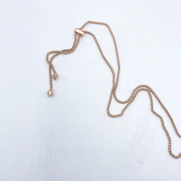 Kendra Scott Betsy Pink Shell Pendant Necklace With Lavender Tassels & Rose Gold - Picture 7 of 7